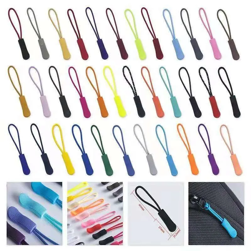 Travel Ziplock Bags - ジッパー式プルトラーエンドフィット、ロープタグ交換クリップ、壊れたバックルフィクサー、ジップコードタブ、トラベルバッグ、スーツケーステント、10個
