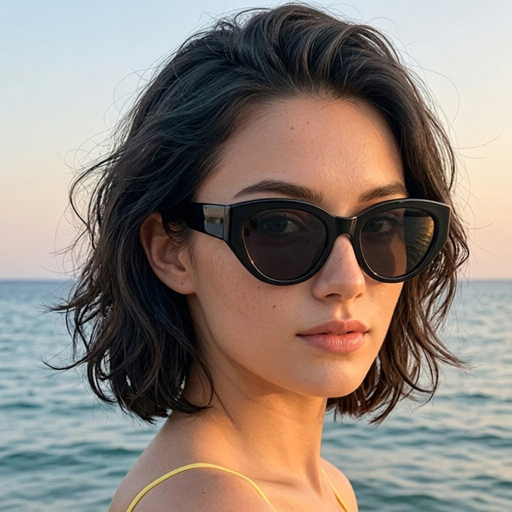 Travel Accessories For Women - 女性男性クラシックキャットアイ偏光サングラス高品質フレーム高級ブランドデザイナーサングラスアウトドアトラベルアクセサリーレンズ