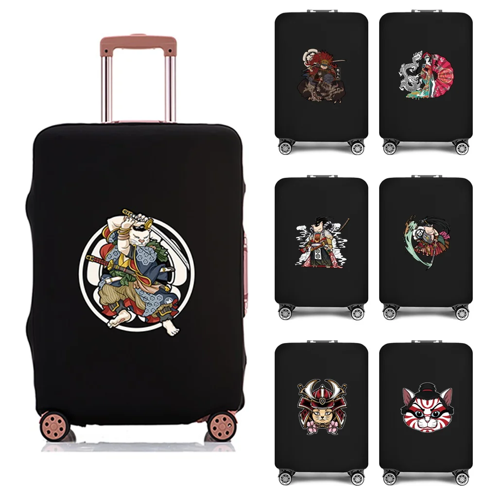 Travel Accessories 2022 - サムライパターンの荷物保護カバー、防塵スーツケース、伸縮性のあるトラベルケース、18〜28インチ、新品、2022