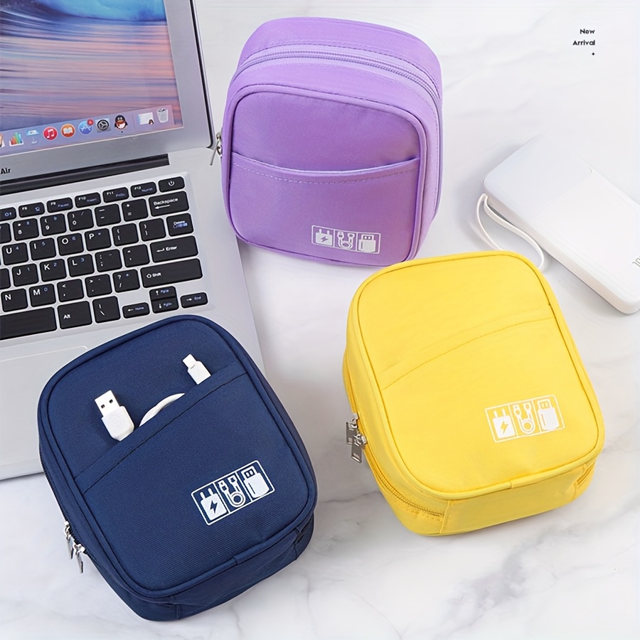 Travel Accessories Electronics - デジタルアクセサリー収納バッグ、データケーブル充電器、ヘッドホンオーガナイザー収納バッグ、耐衝撃性トラベルポータブルデジタル収納バッグ