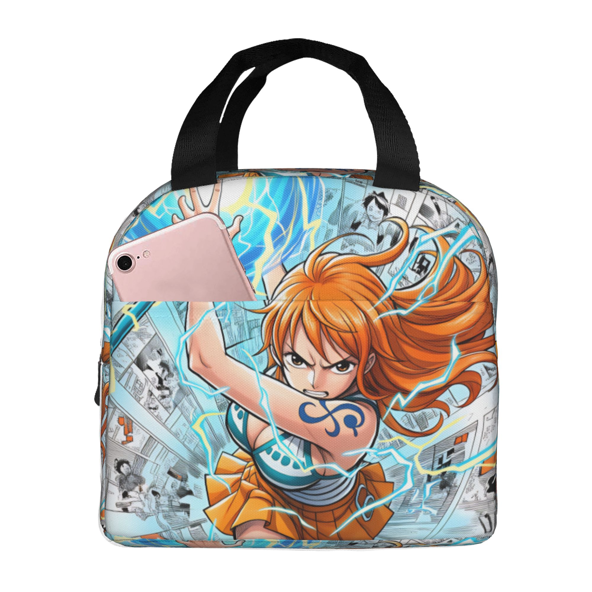 Travel Accessories 2022 - ワンピース ナミズ 断熱ランチバッグ 女性用 漏れ防止 漫画映画コミック
