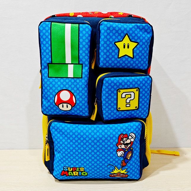 Travel Accessories Toddler - 漫画マリオバックパックかわいい子供用大容量スクールバッグ旅行用マルチポケット収納学生誕生日プレゼント