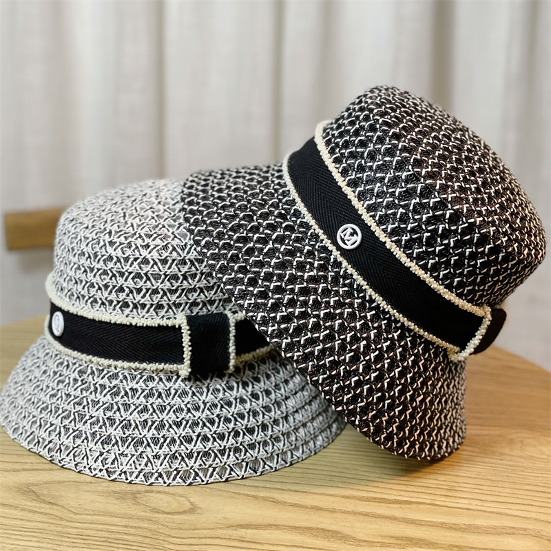 Travel Accessories Toddler - 幼児キッズわら太陽の帽子夏通気性ビーチ釣りキャップ新しい気質白バケットハット子供旅行アクセサリー