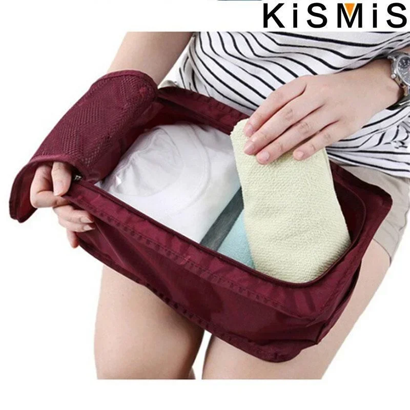 ポータブルトラベルシューズオーガナイザーバッグ多機能収納ポー - Travel Ziplock Bags のレビューと価格