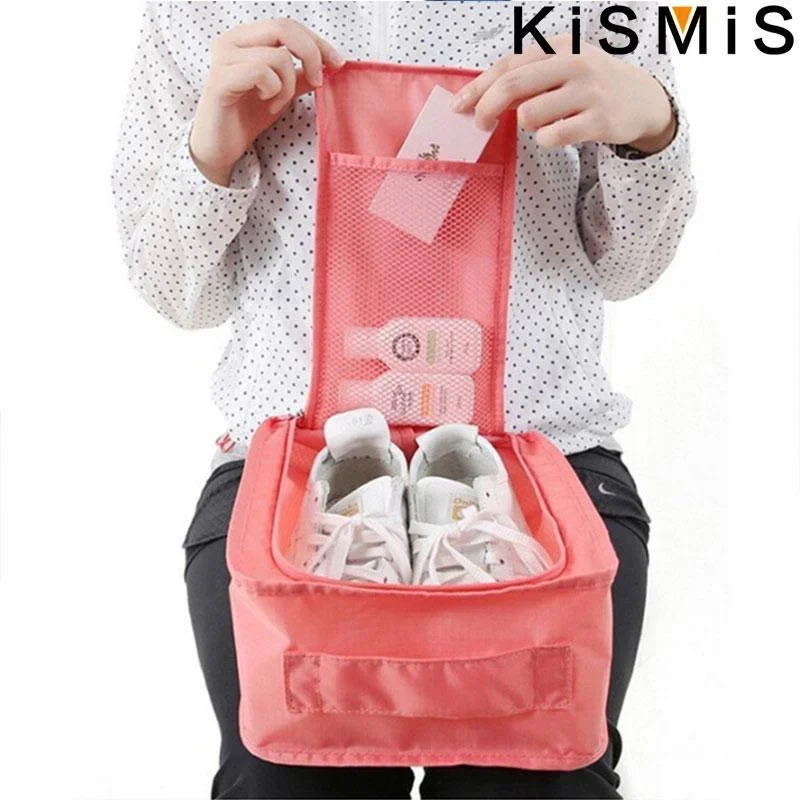 ポータブルトラベルシューズオーガナイザーバッグ多機能収納ポー - Travel Ziplock Bags のレビューと価格