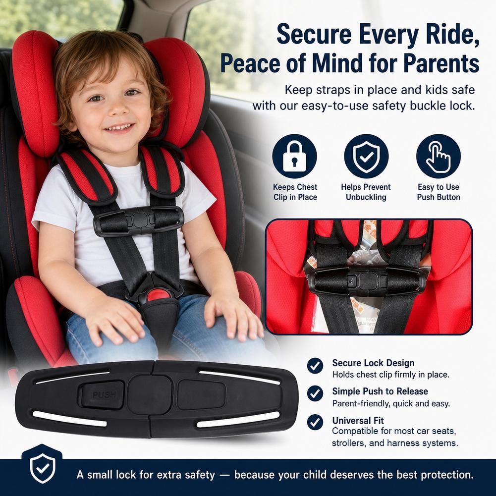 車のチャイルドシートストラップクリップバックルチェストハーネ - Travel Accessories Toddler のレビューと価格