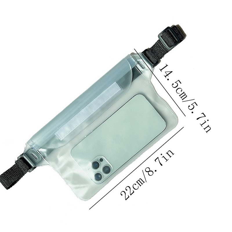 PVC 防水携帯電話バッグ貴重品ベルトバッグビーチ水泳シュノ - Travel Ziplock Bags のレビューと価格