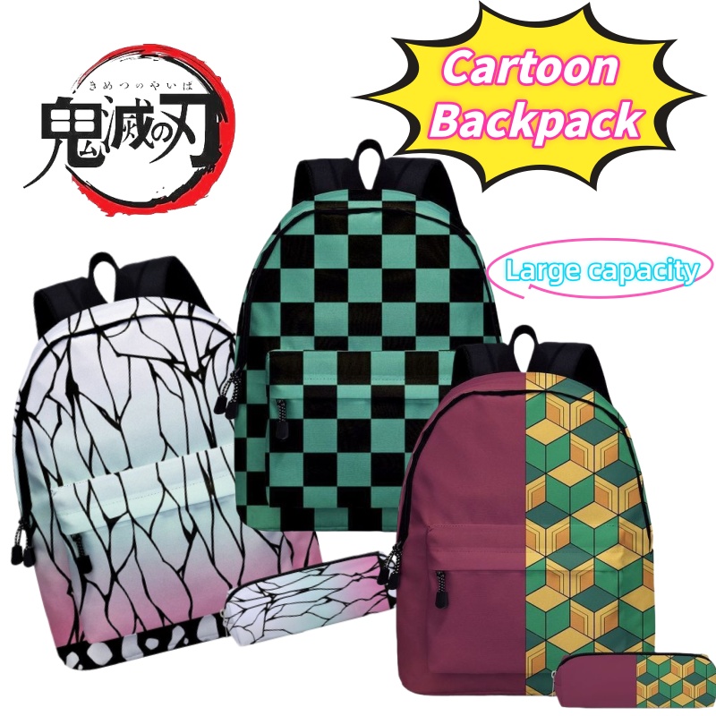 鬼滅の刃 胡蝶しのぶ 竈門炭治郎 我妻善逸 学生用軽量バック - Travel Accessories B&M のレビューと価格
