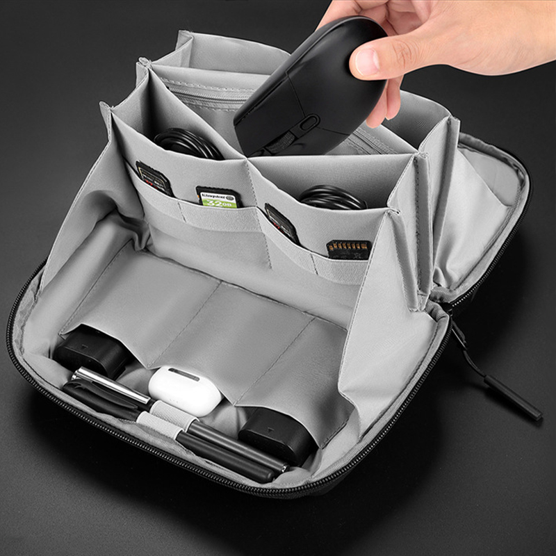 ポータブルケーブル収納袋防水デジタル電子アクセサリー USB - Travel Accessories Electronics のレビューと価格
