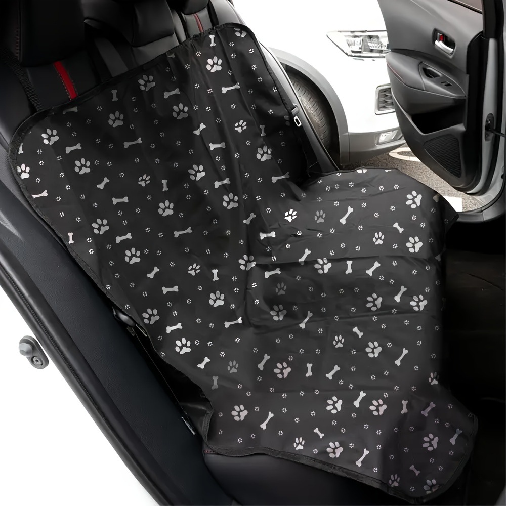 1pc 黒防水ペットカーシートカバークッション後部座席保護パ - Travel Accessories Dog のレビューと価格