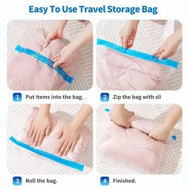 ロールアップ式省スペース旅行用収納バッグ、旅行用品圧縮バッグ - Travel Accessories Needed のレビューと価格