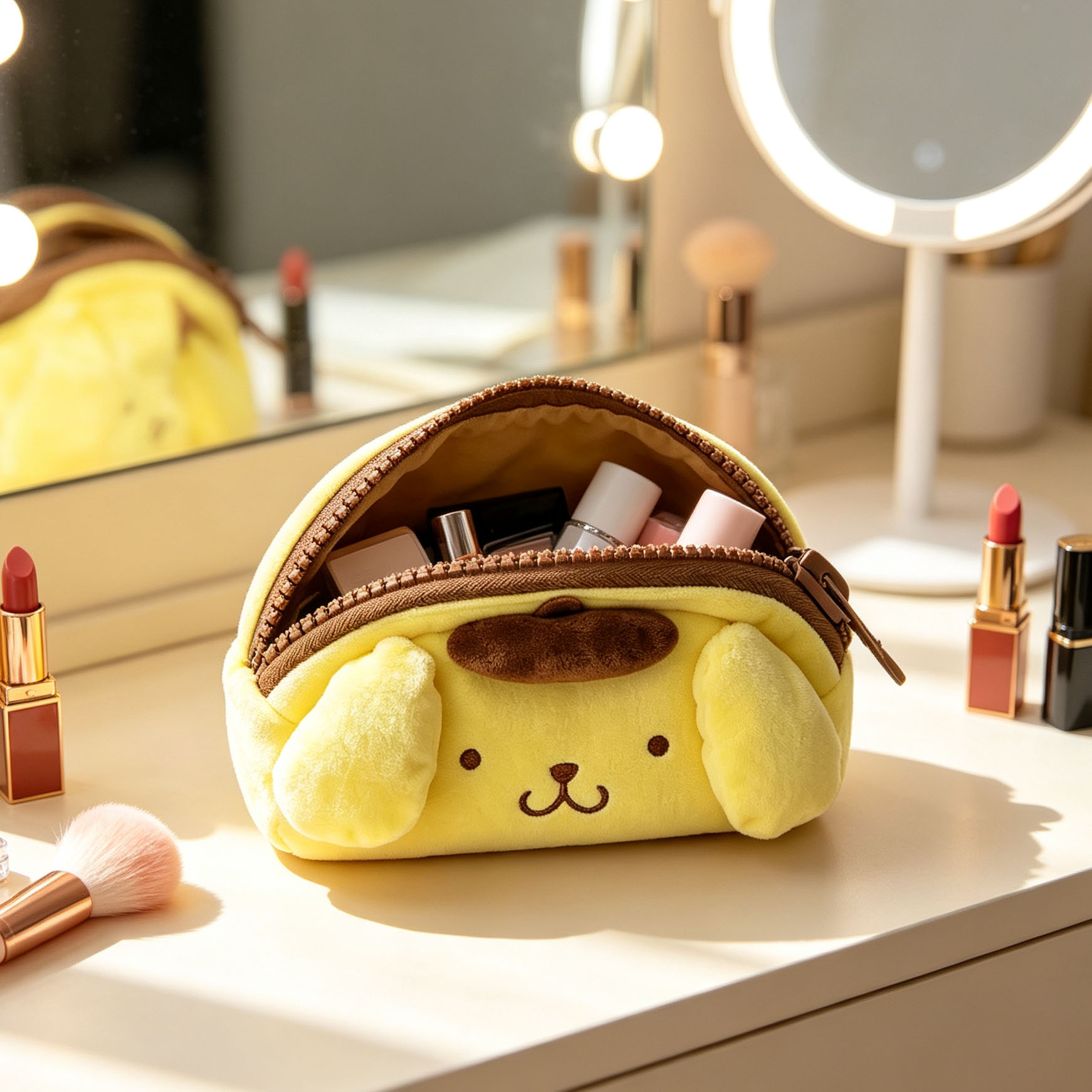 かわいいぬいぐるみ大容量漫画犬ぬいぐるみ文房具バッグポータブ - Travel Accessories Dog のレビューと価格