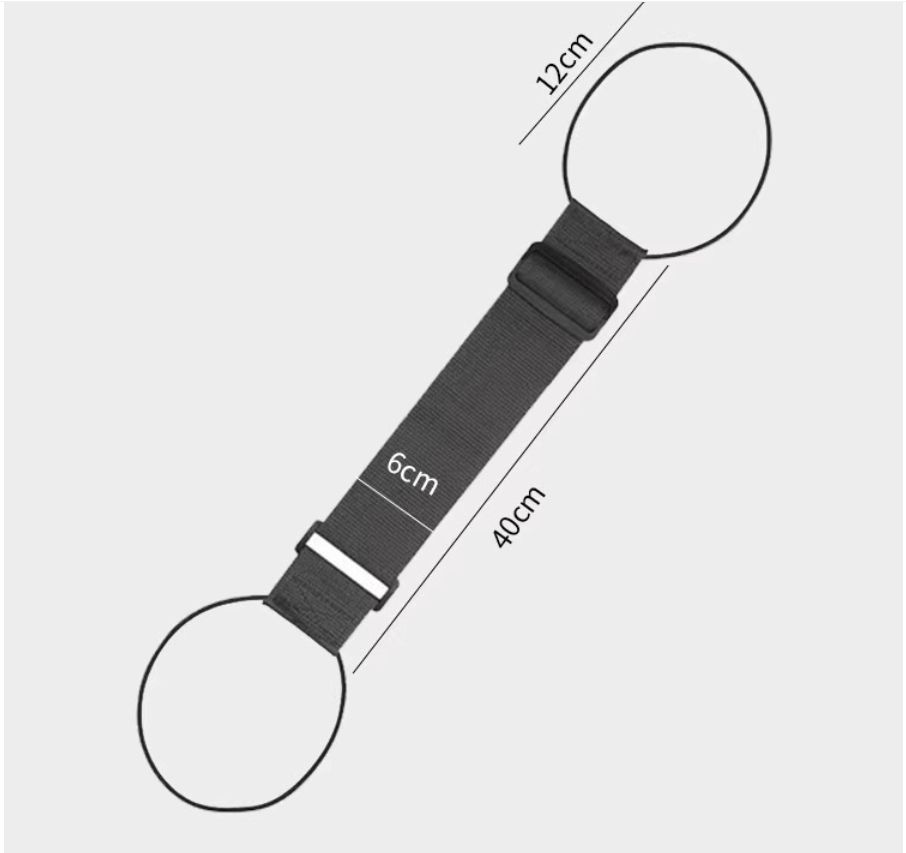 1パック ブラック ラゲッジストラップ 予備バッグを追加する - Travel Accessories Luggage Straps のレビューと価格