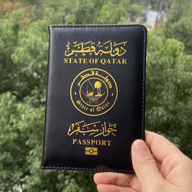 カタールパスポートホルダー中東スタイルパスポートカバーファッ - Travel Accessories Qatar のレビューと価格