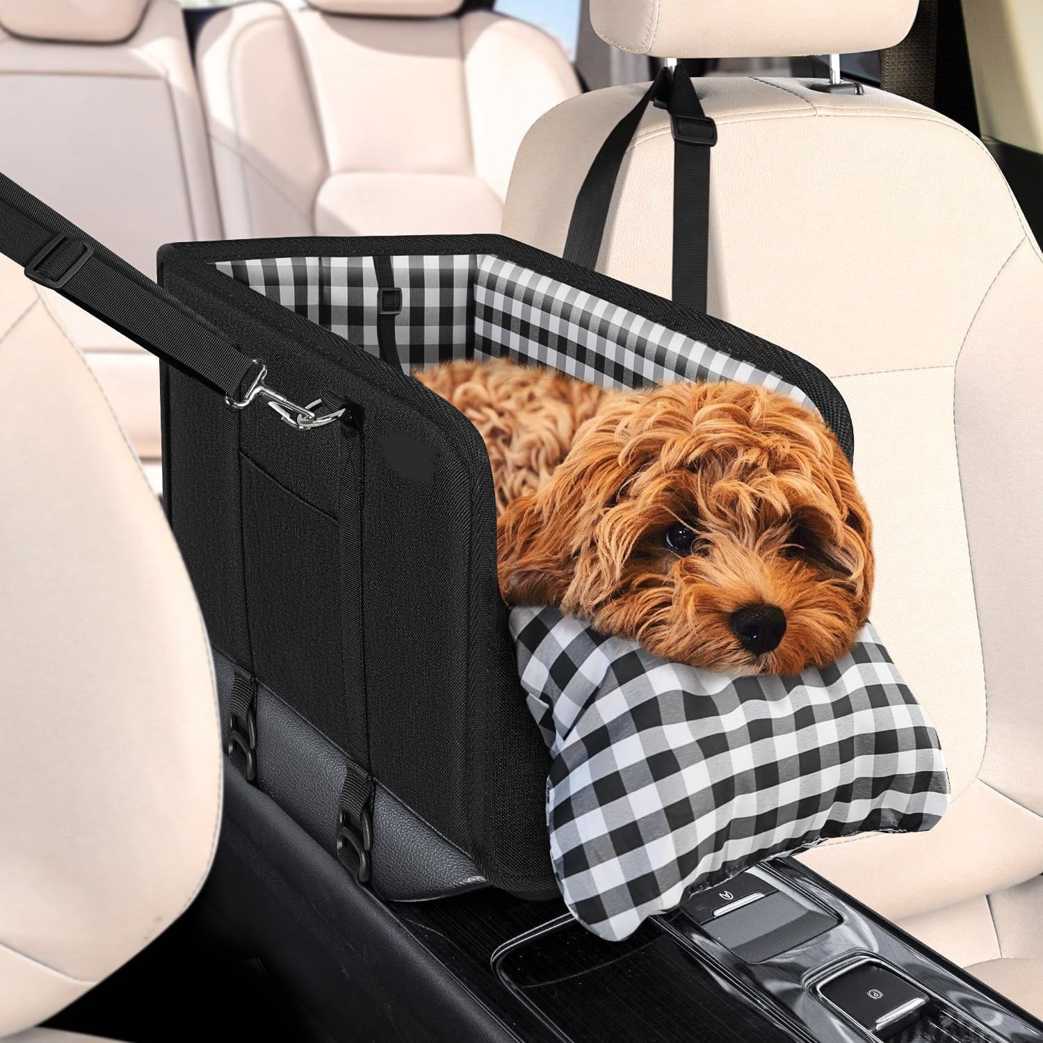 車載ペットカーシート 携帯用小型犬用グリッドシート ソフトク - Travel Accessories Dog のレビューと価格