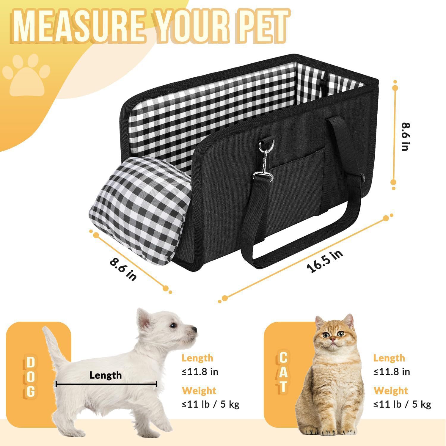 車載ペットカーシート 携帯用小型犬用グリッドシート ソフトク - Travel Accessories Dog のレビューと価格