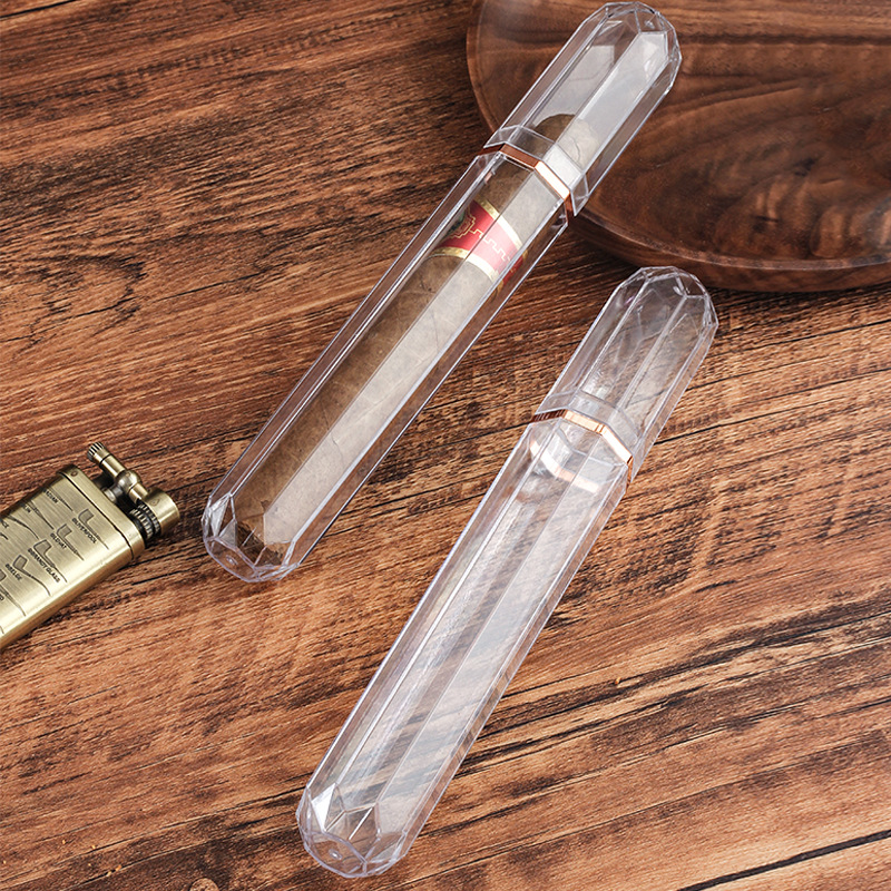 Acrylic Travel Cigar Tube Fash - Travel Accessories Box のレビューと価格