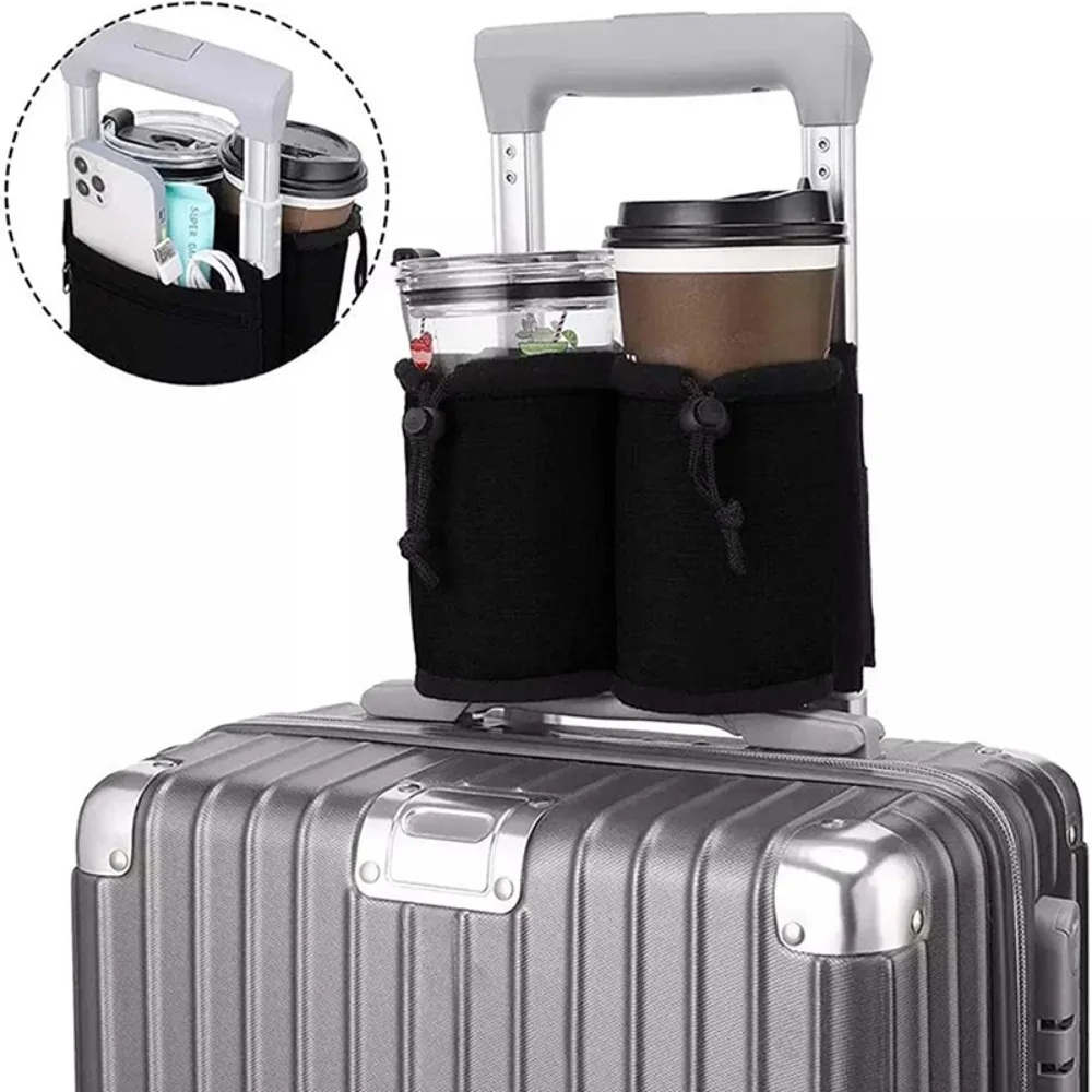 新しい荷物用ハンドル付きウォーターボトルホルダーバッグ、デュ - It Travel Accessories のレビューと価格