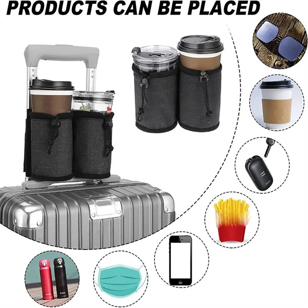 新しい荷物用ハンドル付きウォーターボトルホルダーバッグ、デュ - It Travel Accessories のレビューと価格