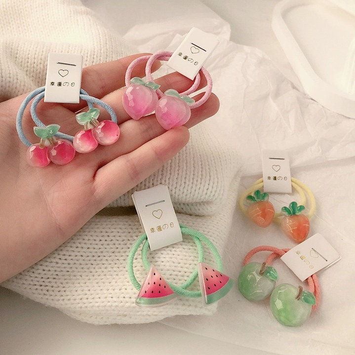 キッズキャロットヘアタイ 5ペア 滑り止め弾性ヘアバンド 女 - Travel Accessories Toddler のレビューと価格
