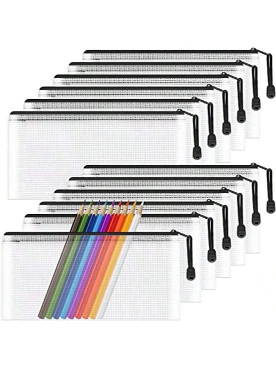 16/8/6/1/個入り ホワイトメッシュジッパーポーチ ブ - Travel Ziplock Bags のレビューと価格