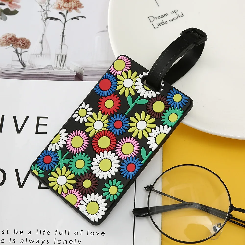 幾何学的な形のラゲッジタグ,スーツケースID,アドレスホルダ - Travel Accessories Pack のレビューと価格