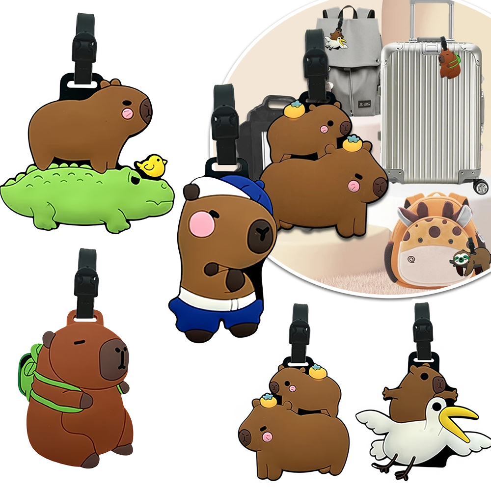 旅行用品、荷物タグ、漫画カピバラ、PVC荷物タグ、IDカード - It Travel Accessories のレビューと価格