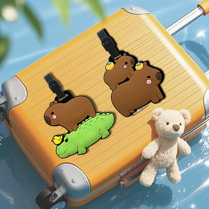 旅行用品、荷物タグ、漫画カピバラ、PVC荷物タグ、IDカード - It Travel Accessories のレビューと価格