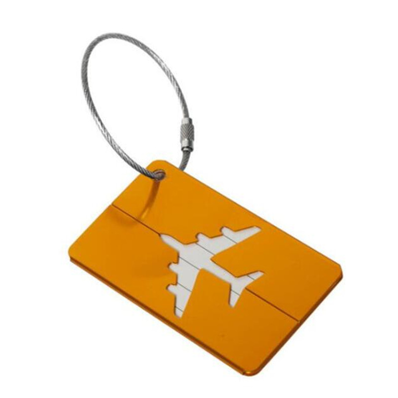 新しいファッション荷物タグアルミ合金女性男性旅行荷物スーツケ - Travel Accessories Luggage Straps のレビューと価格