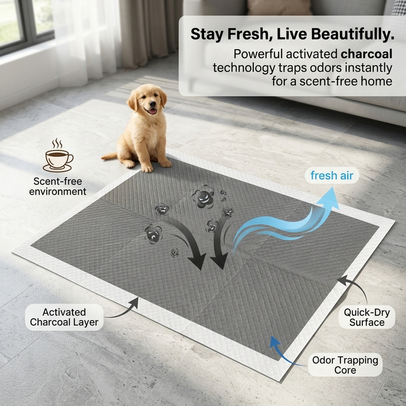 犬用使い捨てペットおしっこパッド、漏れ防止トレーニング子犬用 - Travel Accessories Dog のレビューと価格