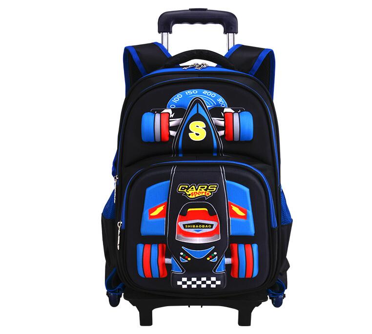 子供用スクールローリングバックパック子供用旅行用トロリーバッ - Travel Accessories Toddler のレビューと価格