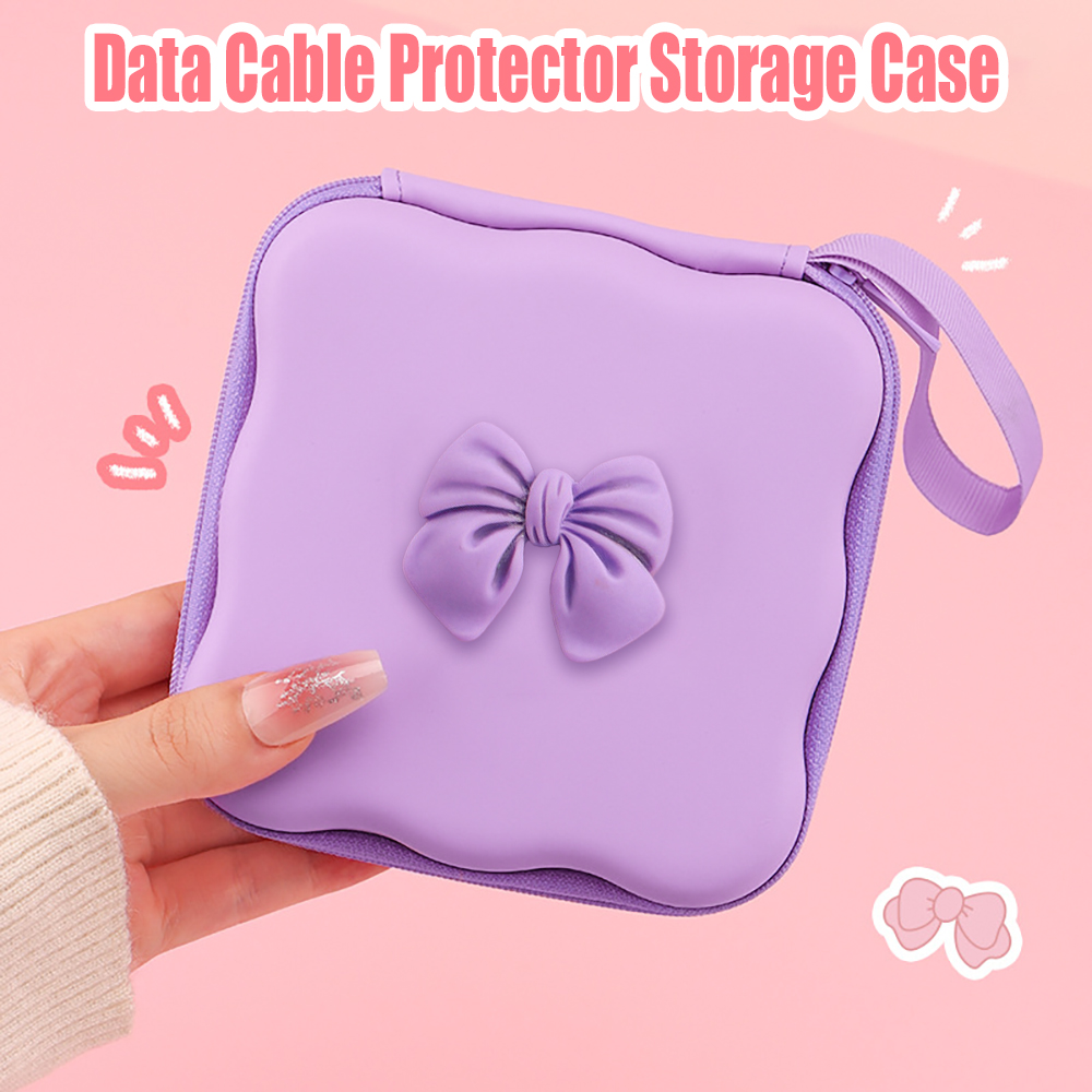 充電器保護ケーブルプロテクターセット収納バッグ　可愛い3Dリ - Travel Accessories Electronics のレビューと価格