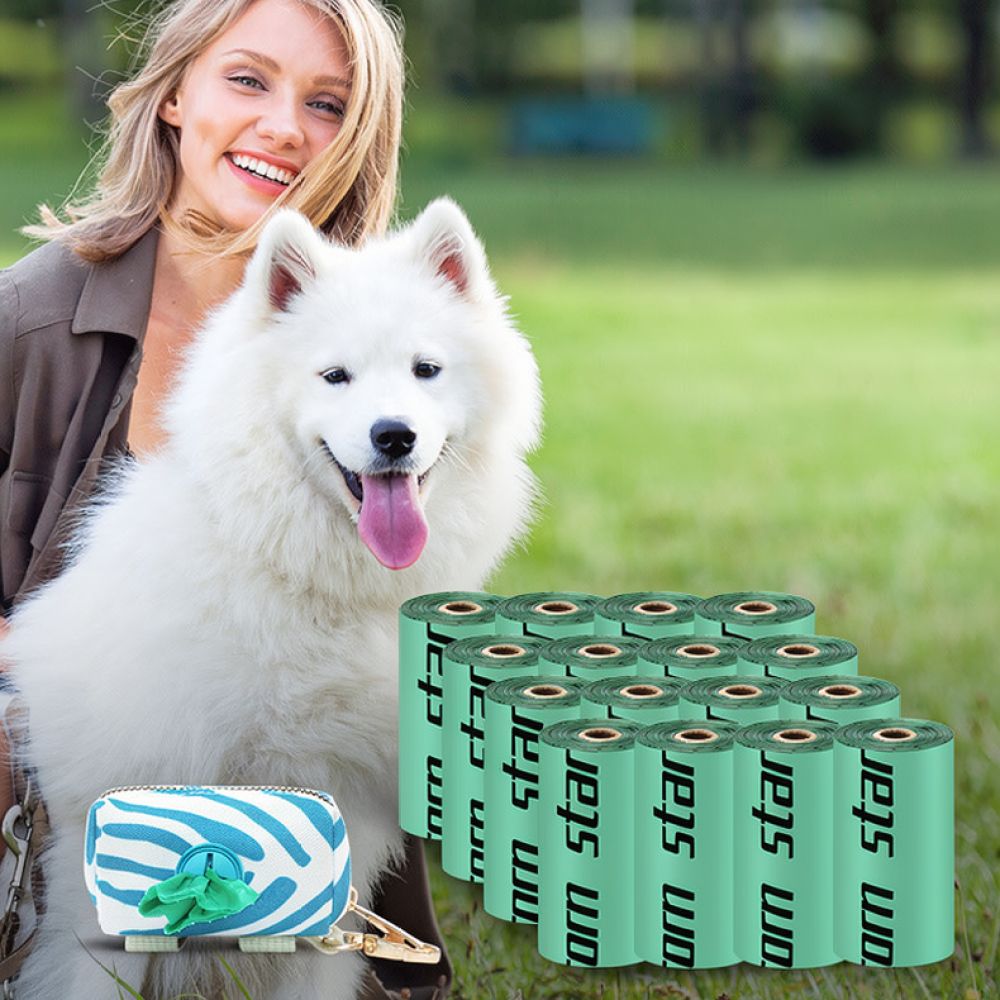 厚手で丈夫な犬用うんち袋。堆肥化可能なペット用廃棄物処理袋。 - Travel Accessories Dog のレビューと価格