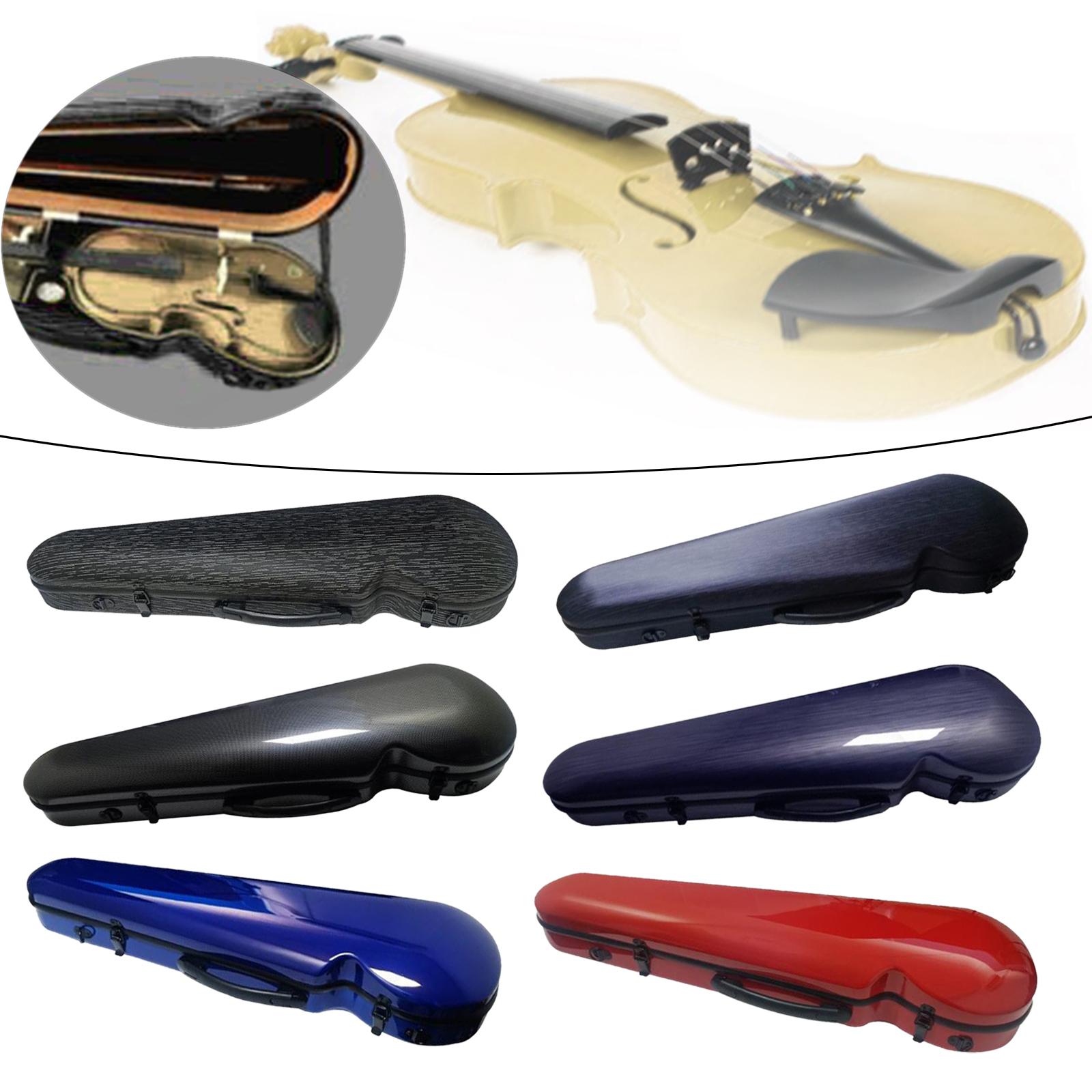 カーボンファイバーバイオリンケース 4/4 軽量ハードシェル - Travel Accessories Box のレビューと価格