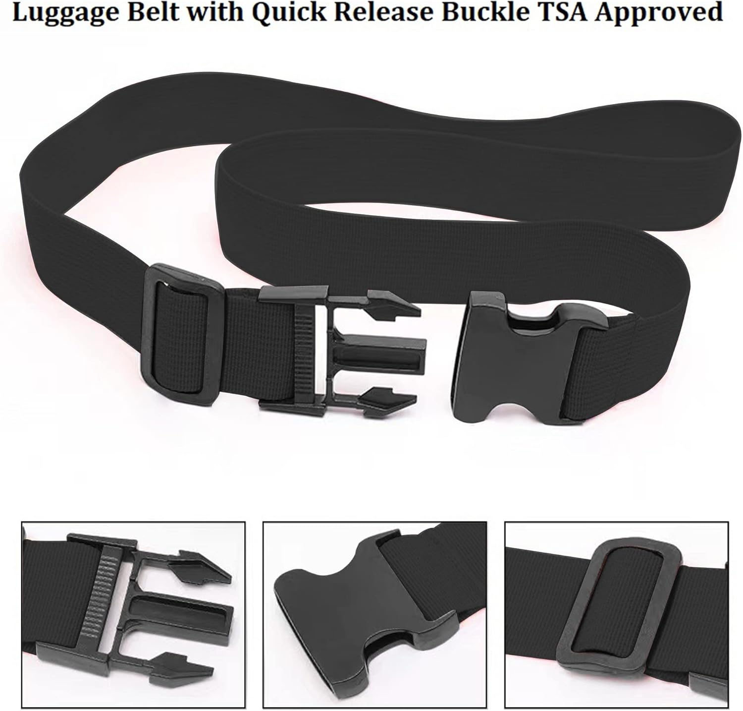 明るい色の調節可能な荷物ストラップ 2 パック高耐久スーツケ - Travel Accessories Luggage Straps のレビューと価格