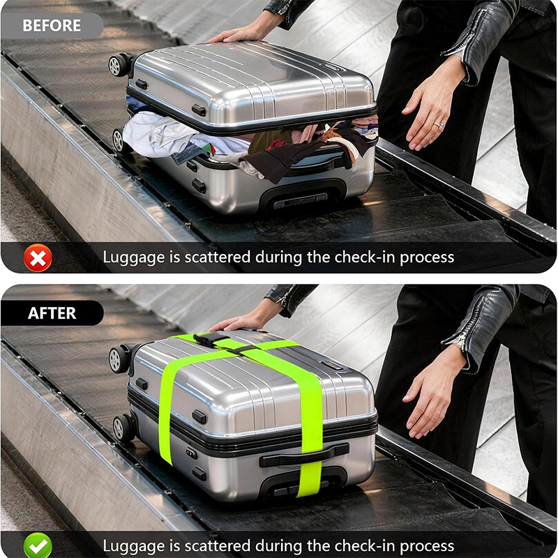 2m調整可能な荷物ストラップ、クロスベルト、旅行用スーツケー - Travel Accessories Luggage Straps のレビューと価格