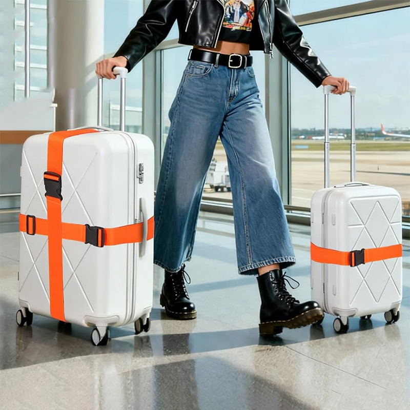 2m調整可能な荷物ストラップ、クロスベルト、旅行用スーツケー - Travel Accessories Luggage Straps のレビューと価格