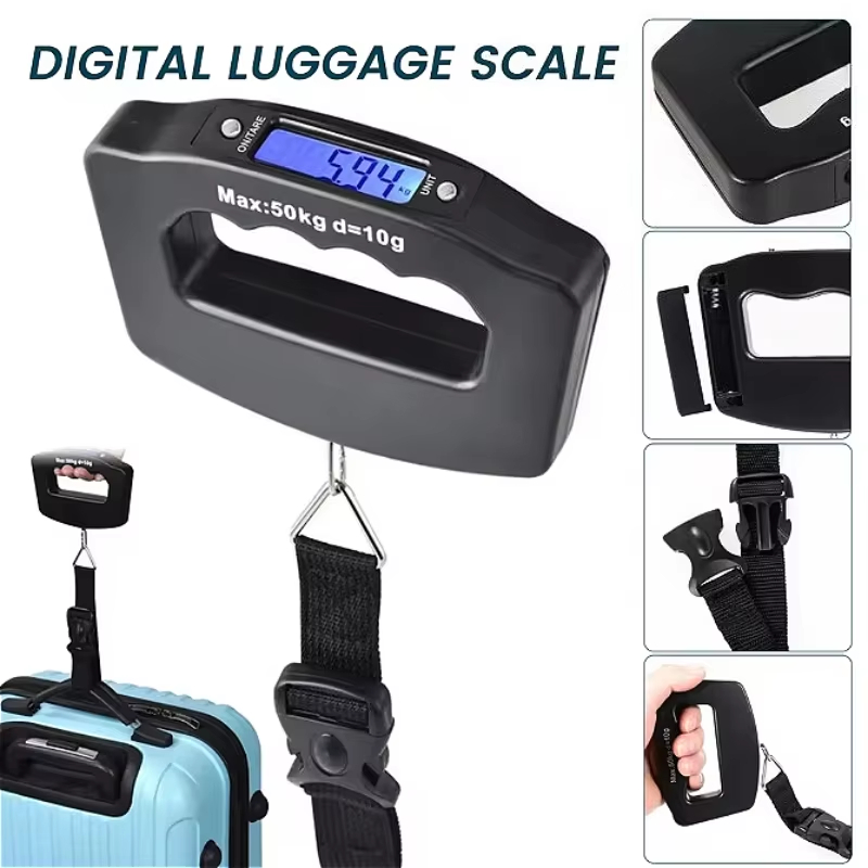 50kg/10g デジタル荷物計量器 電子式携帯スーツケース - Travel Accessories Electronics のレビューと価格