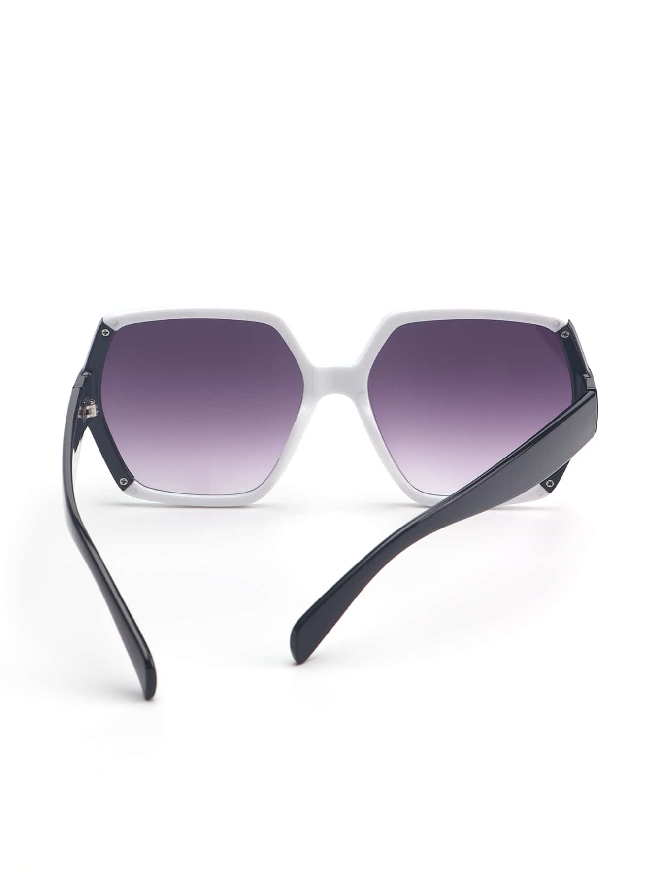 白と黒の幾何学模様が施されたレディース用メガネ。レトロなデザ - Travel Accessories For Women のレビューと価格