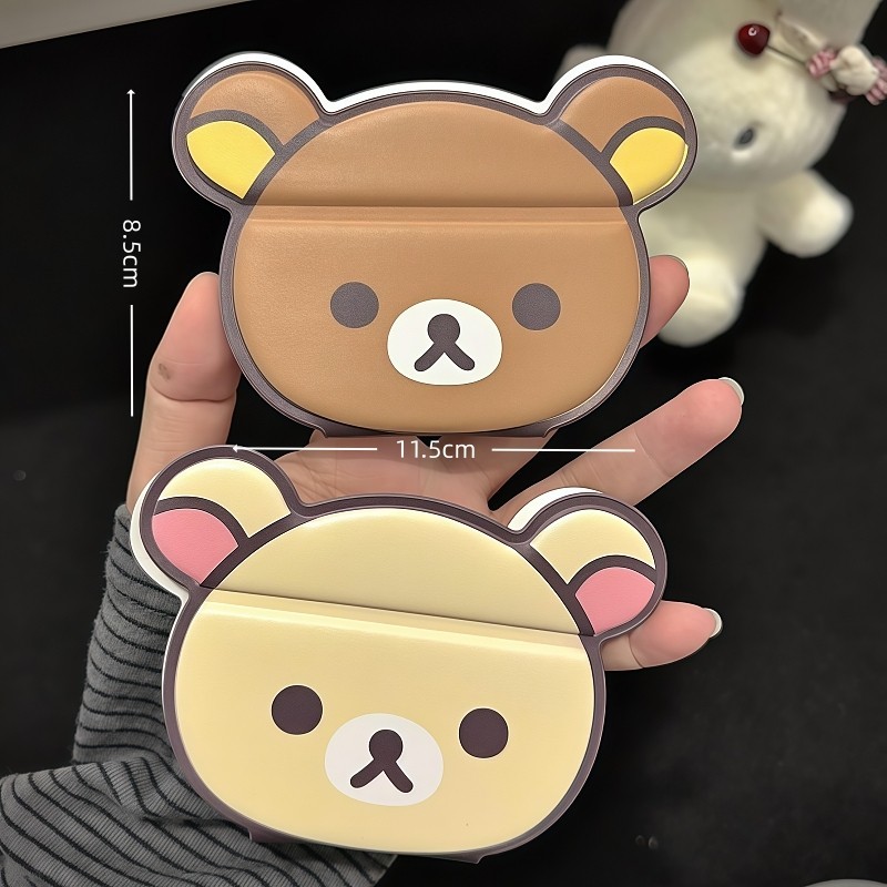 リラックマ折りたたみ化粧鏡かわいいシンプルなポータブル手持ち - Travel Accessories Needed のレビューと価格