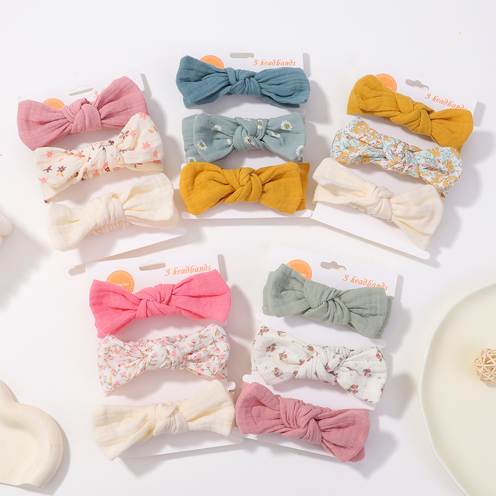 3 ピース/セットソフト弾性弓ヘッドバンド赤ちゃん女の子新生 - Travel Accessories Toddler のレビューと価格