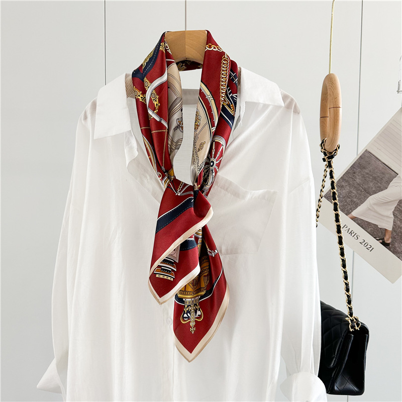 12 ミリメートルソフトシルクスカーフ女性 90 センチメー - Travel Accessories For Women のレビューと価格