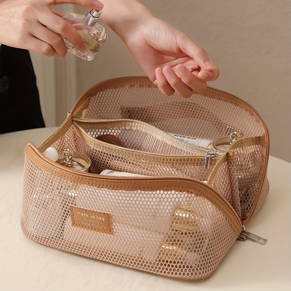 女性用メイクアップオーガナイザー、トイレタリーキットバッグ、 - Travel Ziplock Bags のレビューと価格