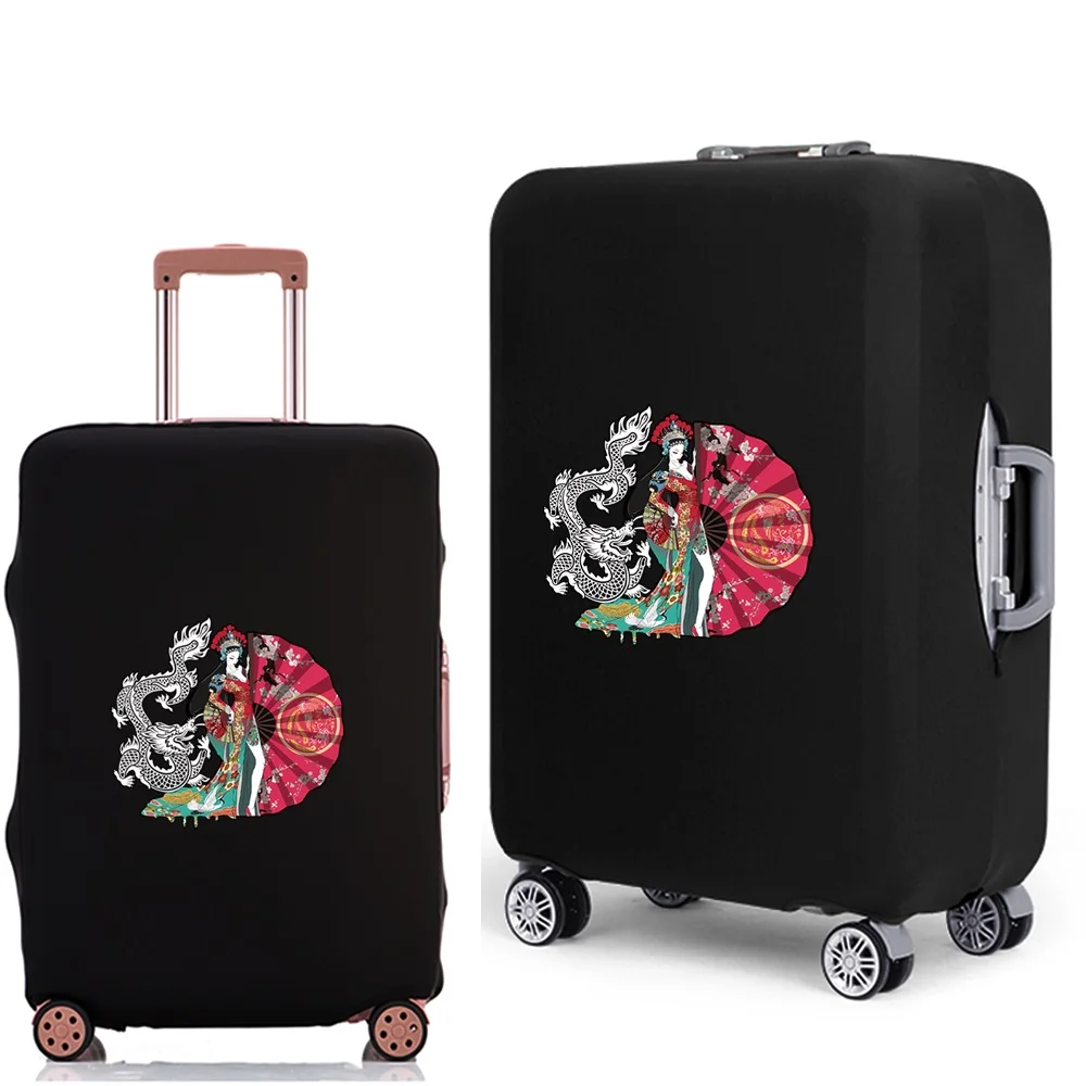 サムライパターンの荷物保護カバー、防塵スーツケース、伸縮性の - Travel Accessories 2022 のレビューと価格