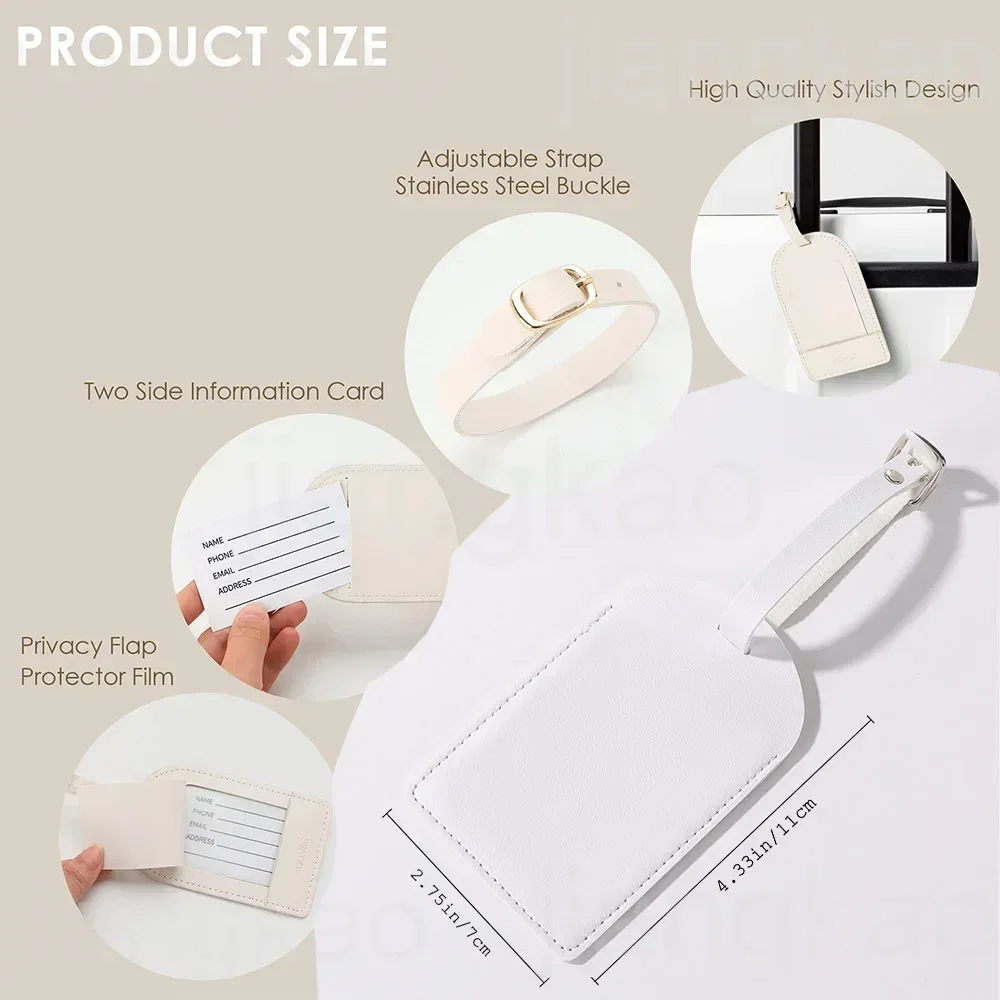 パーソナライズされた PU 荷物タグ ハートレター 名前付き - It Travel Accessories のレビューと価格