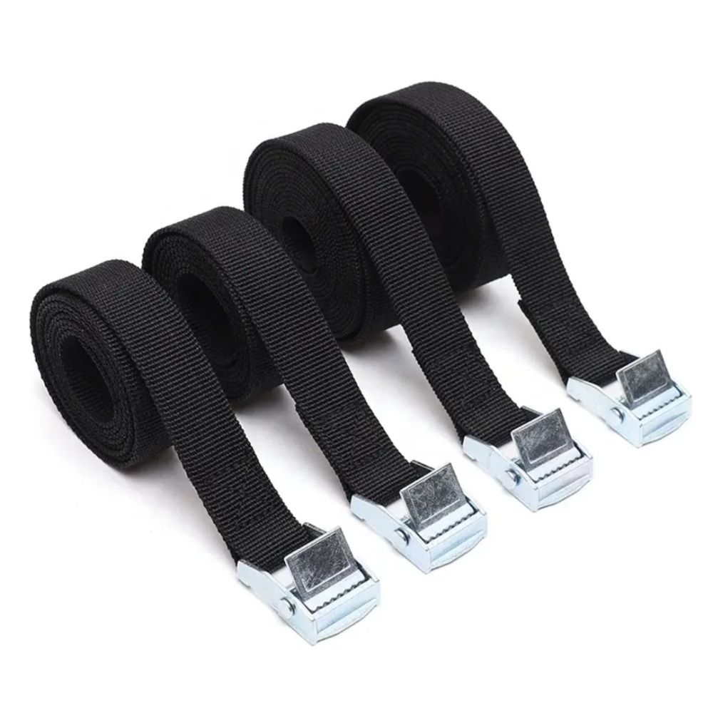 黒色の固定用ストラップ 1/2/3メートル*25mm、調整可 - Travel Accessories Luggage Straps のレビューと価格