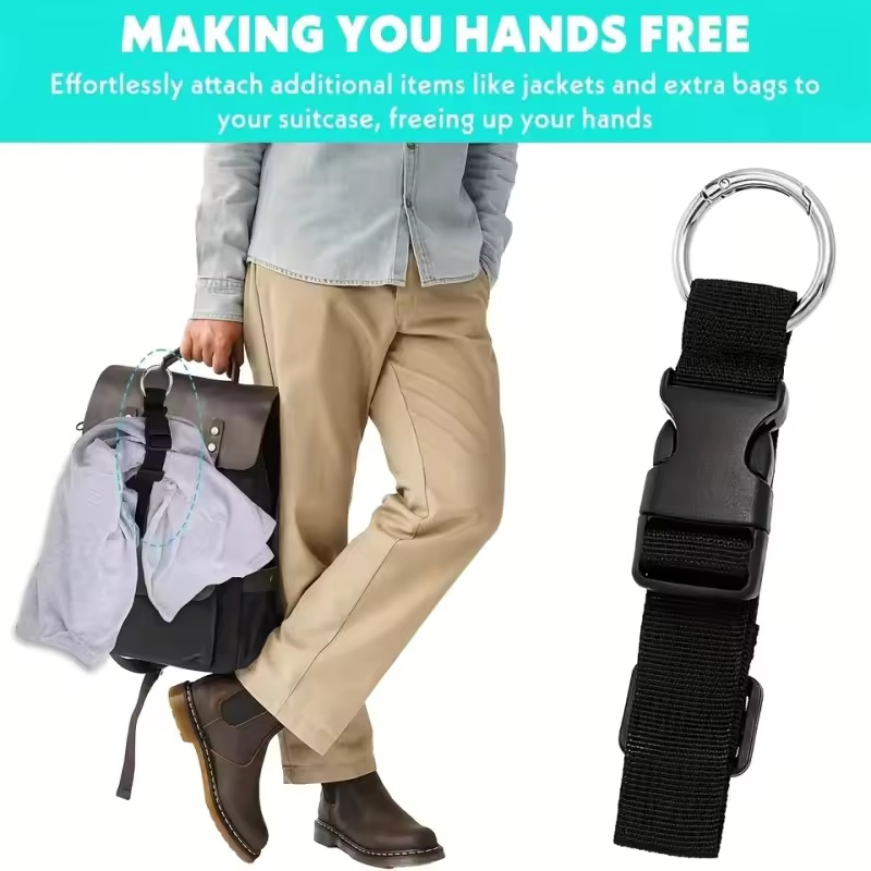 旅行用荷物固定ストラップ バックパック用外部ストラップ ポー - Travel Accessories Luggage Straps のレビューと価格