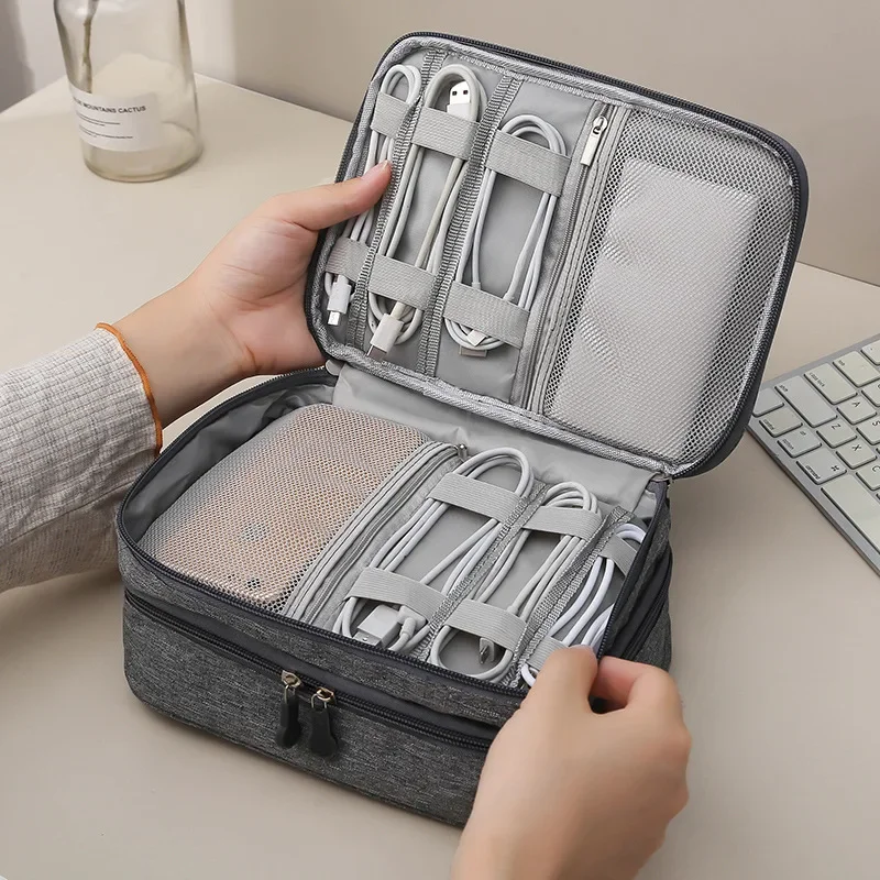 ポータブルUSBラインホルダーバッグ、トラベルパワーバンク、 - Travel Ziplock Bags のレビューと価格