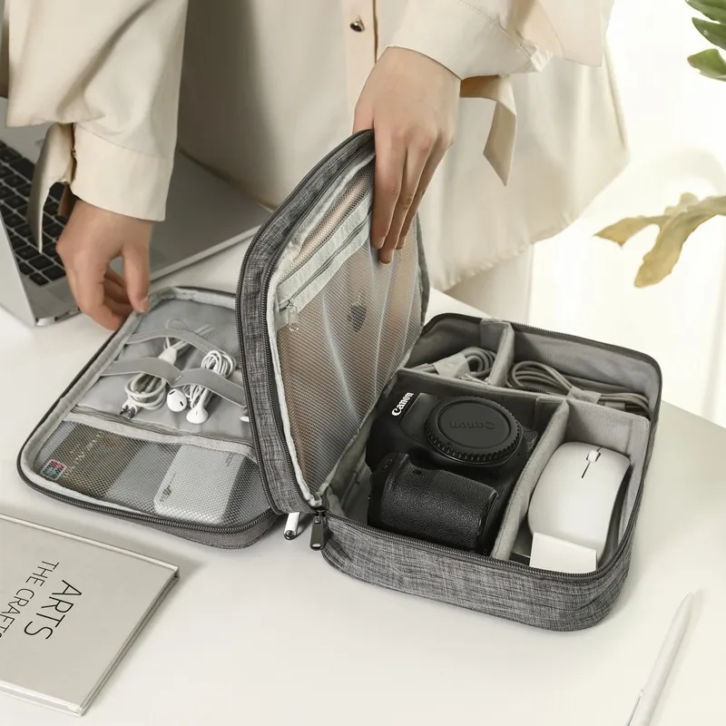 ポータブルUSBラインホルダーバッグ、トラベルパワーバンク、 - Travel Ziplock Bags のレビューと価格
