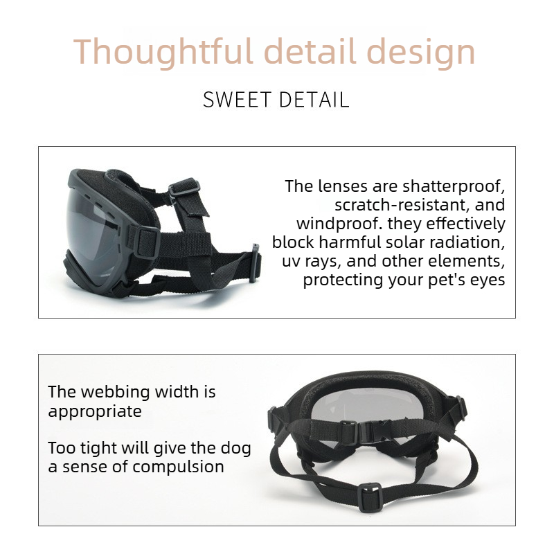 ペットゴーグル 風砂 UV保護サングラス 犬用 アウトドア旅 - Travel Accessories Gift Ideas のレビューと価格